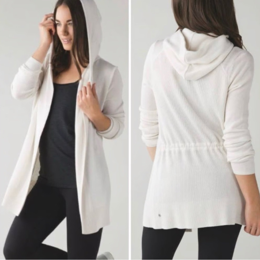 Lululemon Peace of Mind Cardigan Hooded Sweater